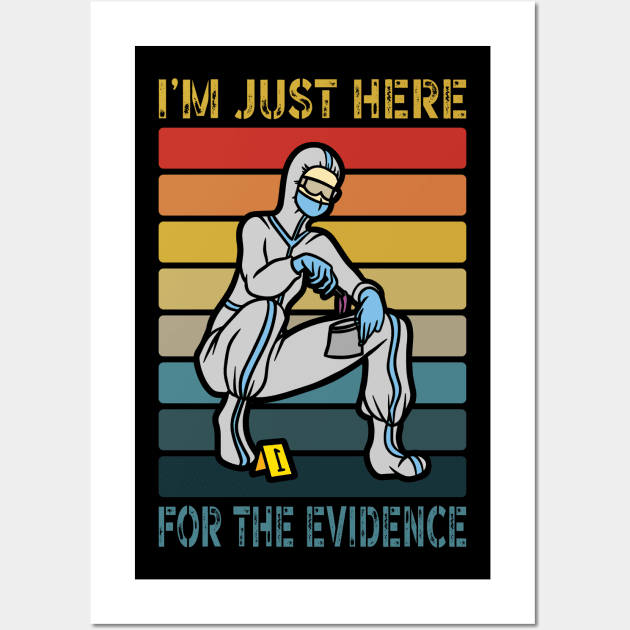 Forensic Scientist Forensics Wall Art by BOOBYART